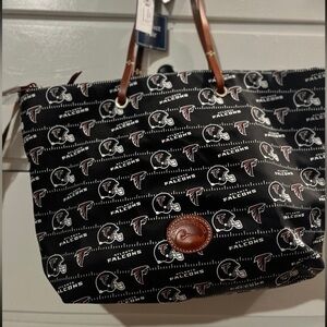 NWT Dooney & Bourke NFL Atlanta Falcons Addison Tote & Wristlet